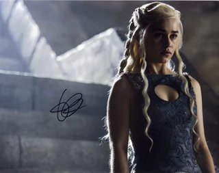 Emilia Clarke autograph