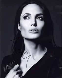 Angelina Jolie autograph