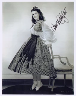 Ann Rutherford autograph