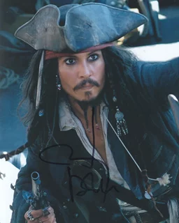 Johnny Depp autograph