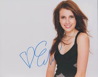 Emma Roberts autograph
