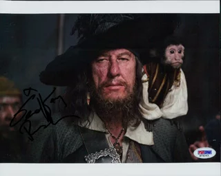 Geoffrey Rush autograph