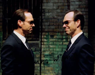 Hugo Weaving autograph