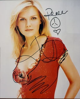 Kirsten Dunst autograph