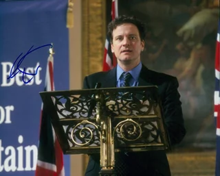 Colin Firth autograph