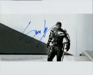 Sharlto Copley autograph