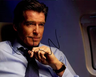 Pierce Brosnan autograph