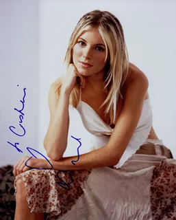 Sienna Miller autograph