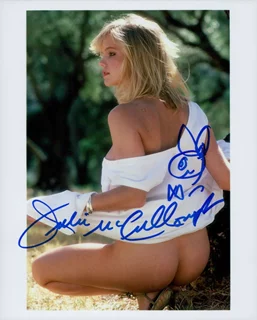 Julie McCullough autograph