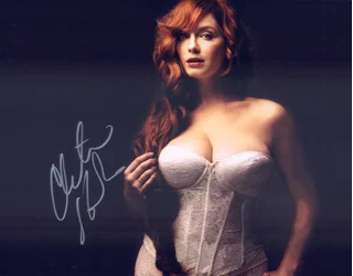 Christina Hendricks autograph