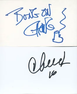 Cheech & Chong autograph