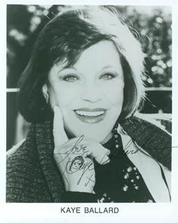 Kaye Ballard autograph