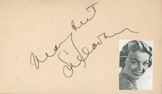 Margaret Sullivan autograph