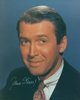 James Stewart autograph