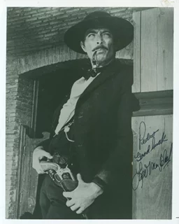 Lee Van Cleef autograph
