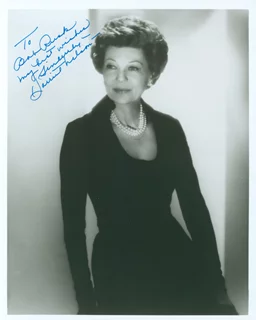 Harriet Nelson autograph