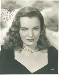 Ella Raines autograph