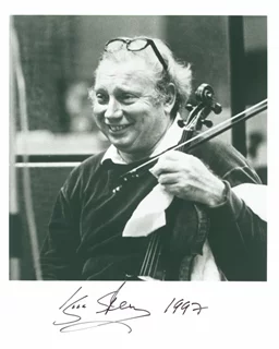 Isaac Stern autograph