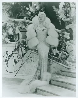 Mae West autograph