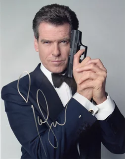Pierce Brosnan autograph