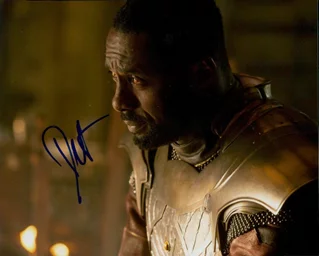 Idris Elba autograph