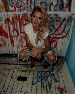 Hassie Harrison autograph