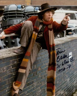 Tom Baker autograph