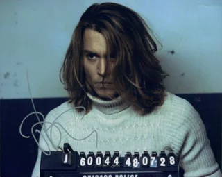 Johnny Depp autograph