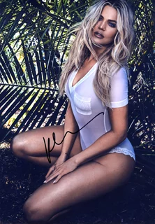 Khloe Kardashian autograph