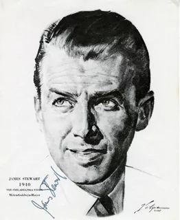 James Stewart autograph