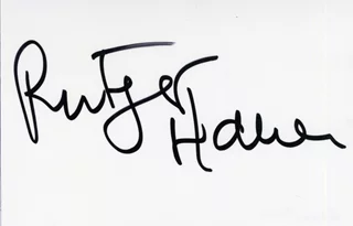 Rutger Hauer autograph