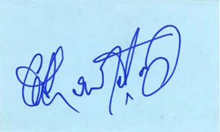 Catherine Zeta Jones autograph