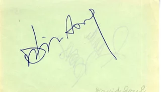 David Soul autograph