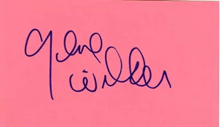 Gene Wilder autograph