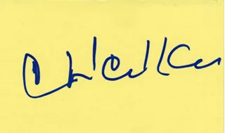 Christopher Walken autograph