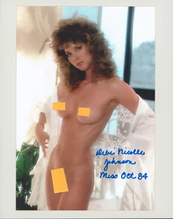 Debi Nicolle Johnson autograph