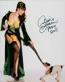 Claire Sinclair autograph