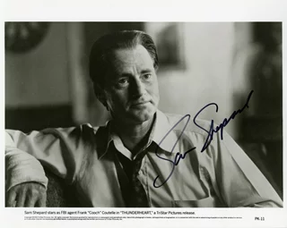 Sam Shepard autograph