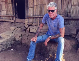 Anthony Bourdain autograph