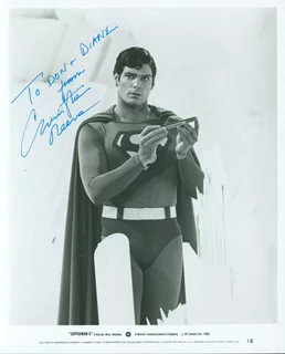 Christopher Reeve autograph