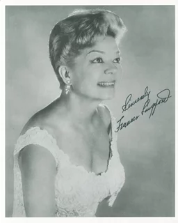 Frances Langford autograph