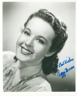 Peggy Moran autograph