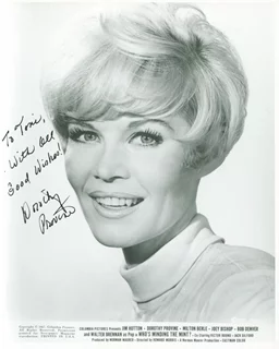 Dorothy Provine autograph