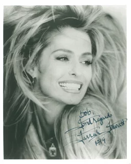 Farrah Fawcett autograph