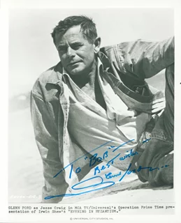 Glenn Ford autograph