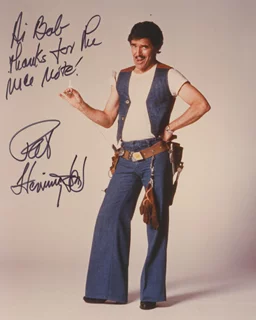 Pat Harrington autograph