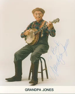 Grandpa Jones autograph