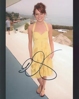 Emma Stone autograph