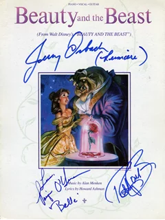 Beauty and The Beast autograph