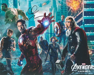 Avengers autograph